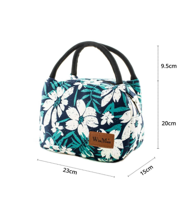 Sac isotherme repas fleurs HAWAI 2