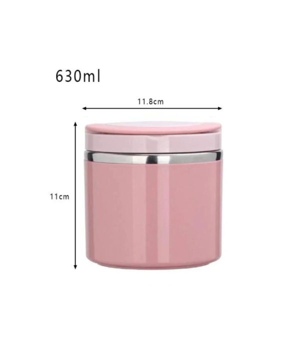Lunch boxe isotherme rose 630ml