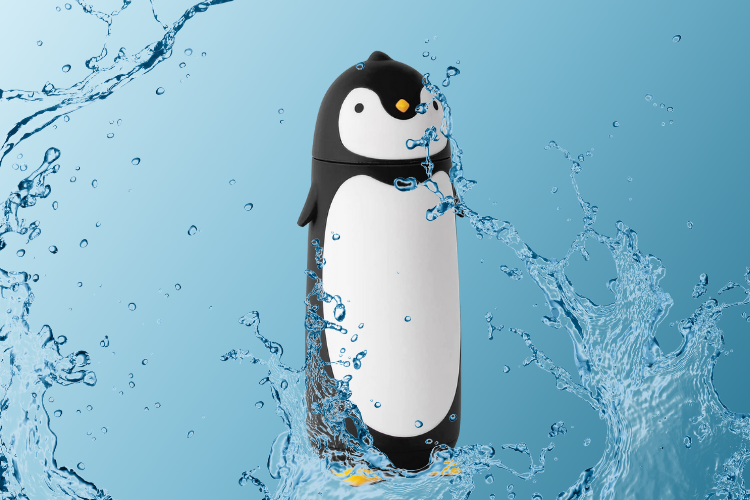 Gourde isotherme pingouin enfant