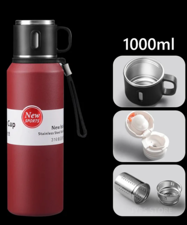 Thermos tasse rouge